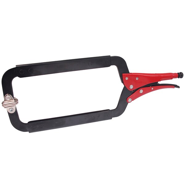 Urrea Heavy duty C-Clamp with swivel pads locking plier 24-51/64 in 4124 - main